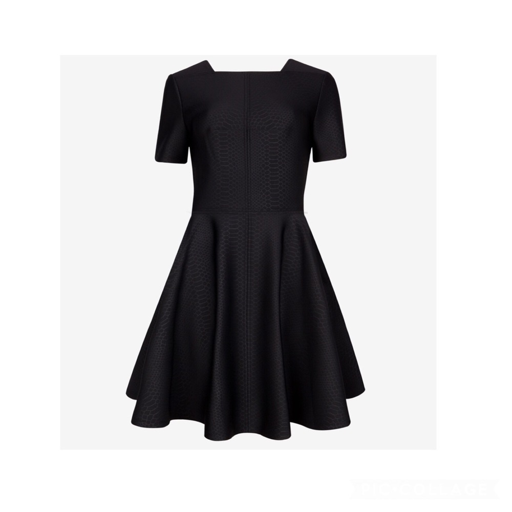TED BAKER LONDON Snake Embossed Skater Dress
